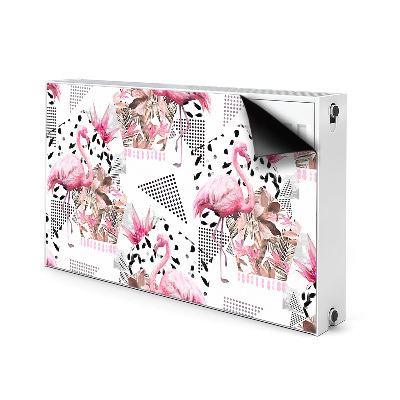 Magnetisk radiatorkåpa Flamingos