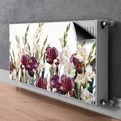 Magnetiskt radiatorskydd Äng i vintagestil