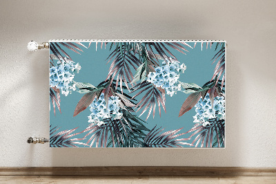 Magnetisk radiatorkåpa Bild av löv