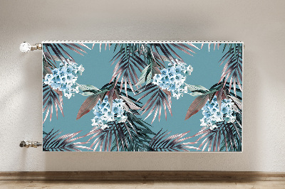 Magnetisk radiatorkåpa Bild av löv