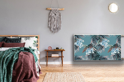 Magnetisk radiatorkåpa Bild av löv