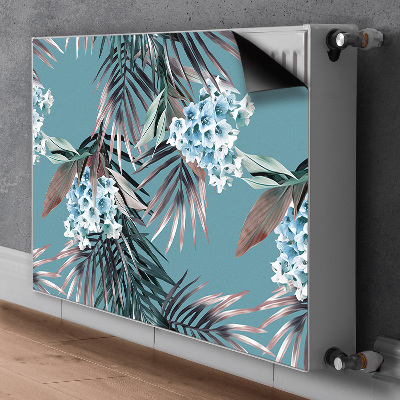 Magnetisk radiatorkåpa Bild av löv