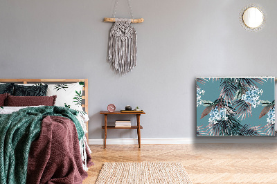 Magnetisk radiatorkåpa Bild av löv
