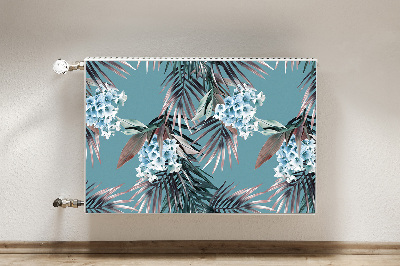 Magnetisk radiatorkåpa Bild av löv