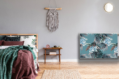 Magnetisk radiatorkåpa Bild av löv