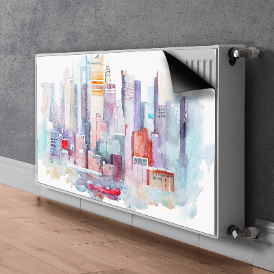 Magnetiskt radiatorskydd Stad vid vattnet