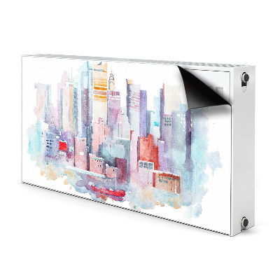 Magnetiskt radiatorskydd Stad vid vattnet