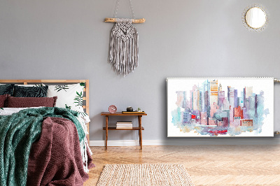 Magnetiskt radiatorskydd Stad vid vattnet