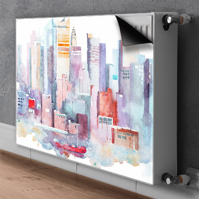 Magnetiskt radiatorskydd Stad vid vattnet