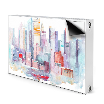 Magnetiskt radiatorskydd Stad vid vattnet