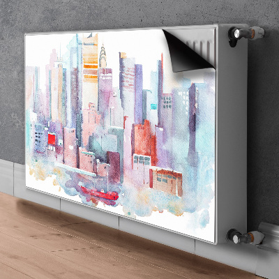 Magnetiskt radiatorskydd Stad vid vattnet
