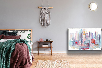 Magnetiskt radiatorskydd Stad vid vattnet