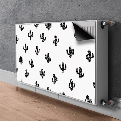 Magnetisk radiatorkåpa Kaktus mönster
