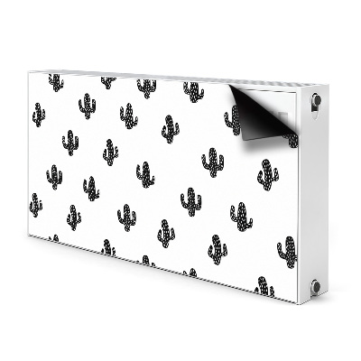 Magnetisk radiatorkåpa Kaktus mönster