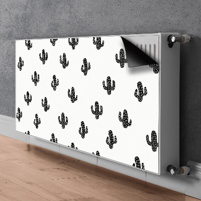 Magnetisk radiatorkåpa Kaktus mönster