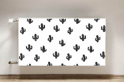 Magnetisk radiatorkåpa Kaktus mönster