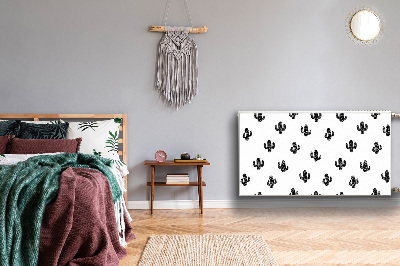 Magnetisk radiatorkåpa Kaktus mönster