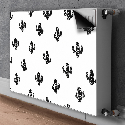 Magnetisk radiatorkåpa Kaktus mönster