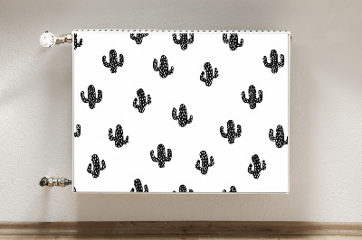 Magnetisk radiatorkåpa Kaktus mönster