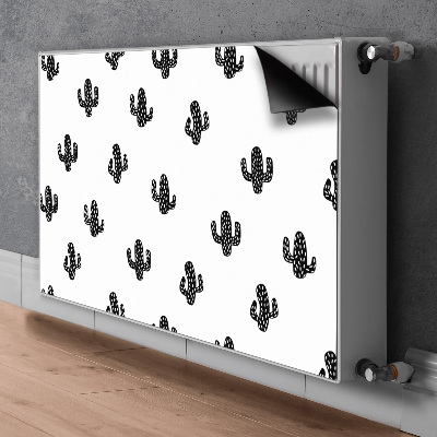 Magnetisk radiatorkåpa Kaktus mönster