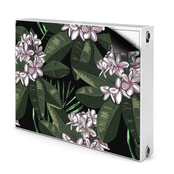 Magnetisk radiatorkåpa Exotiska blommor