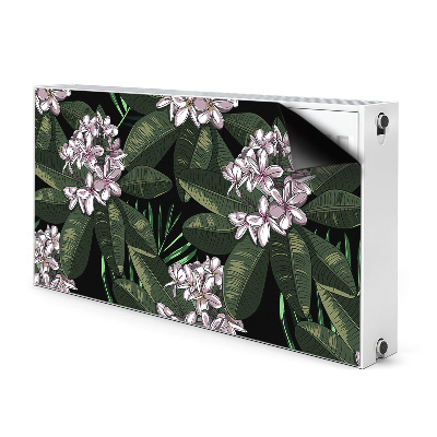 Magnetisk radiatorkåpa Exotiska blommor