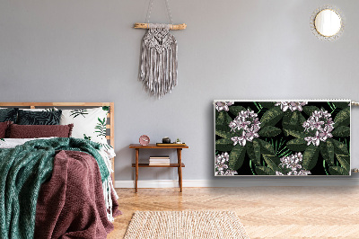 Magnetisk radiatorkåpa Exotiska blommor