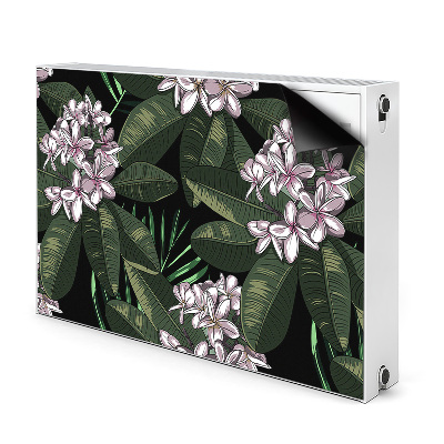 Magnetisk radiatorkåpa Exotiska blommor