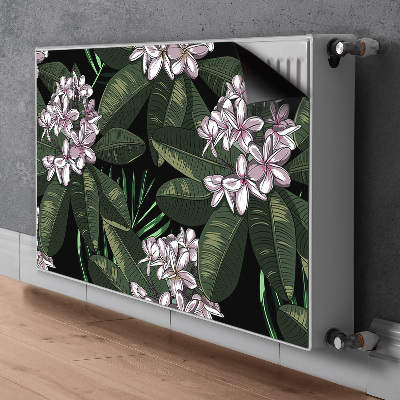 Magnetisk radiatorkåpa Exotiska blommor