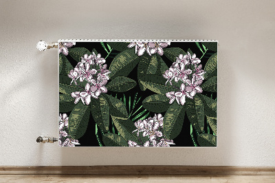 Magnetisk radiatorkåpa Exotiska blommor