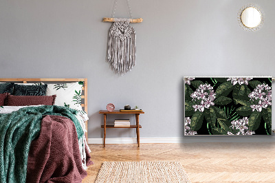Magnetisk radiatorkåpa Exotiska blommor