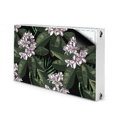 Magnetisk radiatorkåpa Exotiska blommor