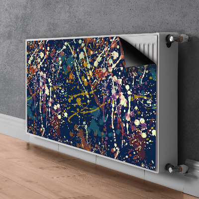 Magnetiskt radiatorskydd Akvarell fläckar