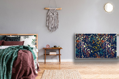 Magnetiskt radiatorskydd Akvarell fläckar