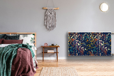 Magnetiskt radiatorskydd Akvarell fläckar