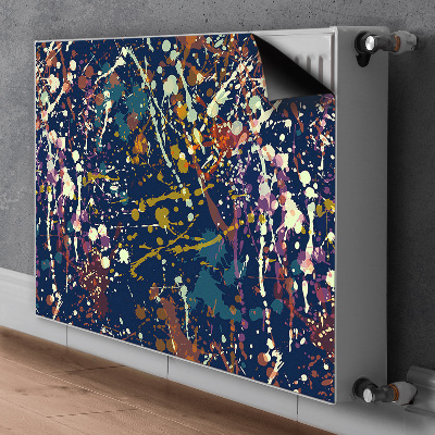 Magnetiskt radiatorskydd Akvarell fläckar