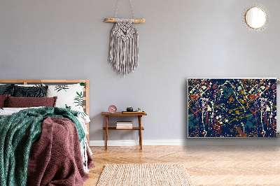 Magnetiskt radiatorskydd Akvarell fläckar
