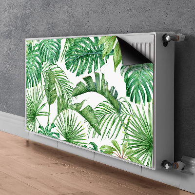 Magnetiskt radiatorskydd Palm och Monstera
