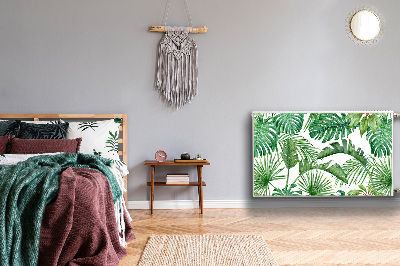 Magnetiskt radiatorskydd Palm och Monstera