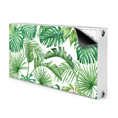 Magnetiskt radiatorskydd Palm och Monstera