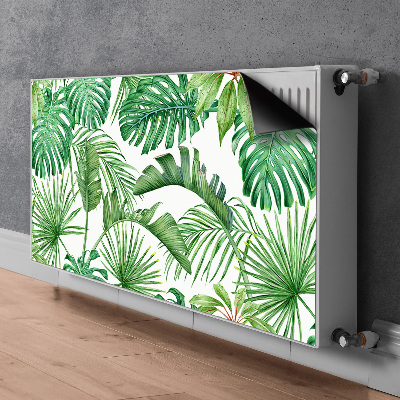 Magnetiskt radiatorskydd Palm och Monstera