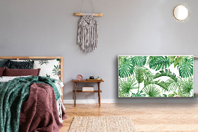 Magnetiskt radiatorskydd Palm och Monstera