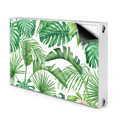 Magnetiskt radiatorskydd Palm och Monstera
