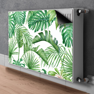 Magnetiskt radiatorskydd Palm och Monstera