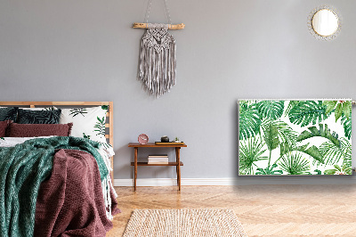 Magnetiskt radiatorskydd Palm och Monstera