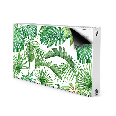 Magnetiskt radiatorskydd Palm och Monstera