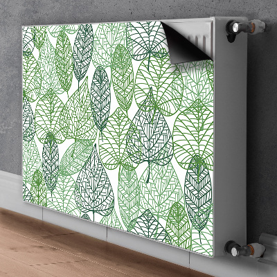 Magnetisk radiatorkåpa Skogslöv