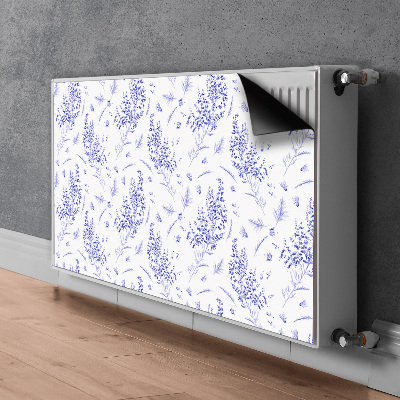 Magnetiskt radiatorskydd Akvarell lavendel