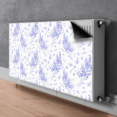 Magnetiskt radiatorskydd Akvarell lavendel