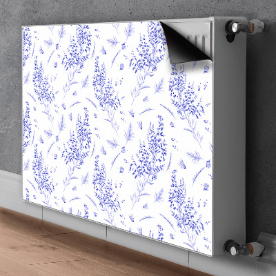Magnetiskt radiatorskydd Akvarell lavendel